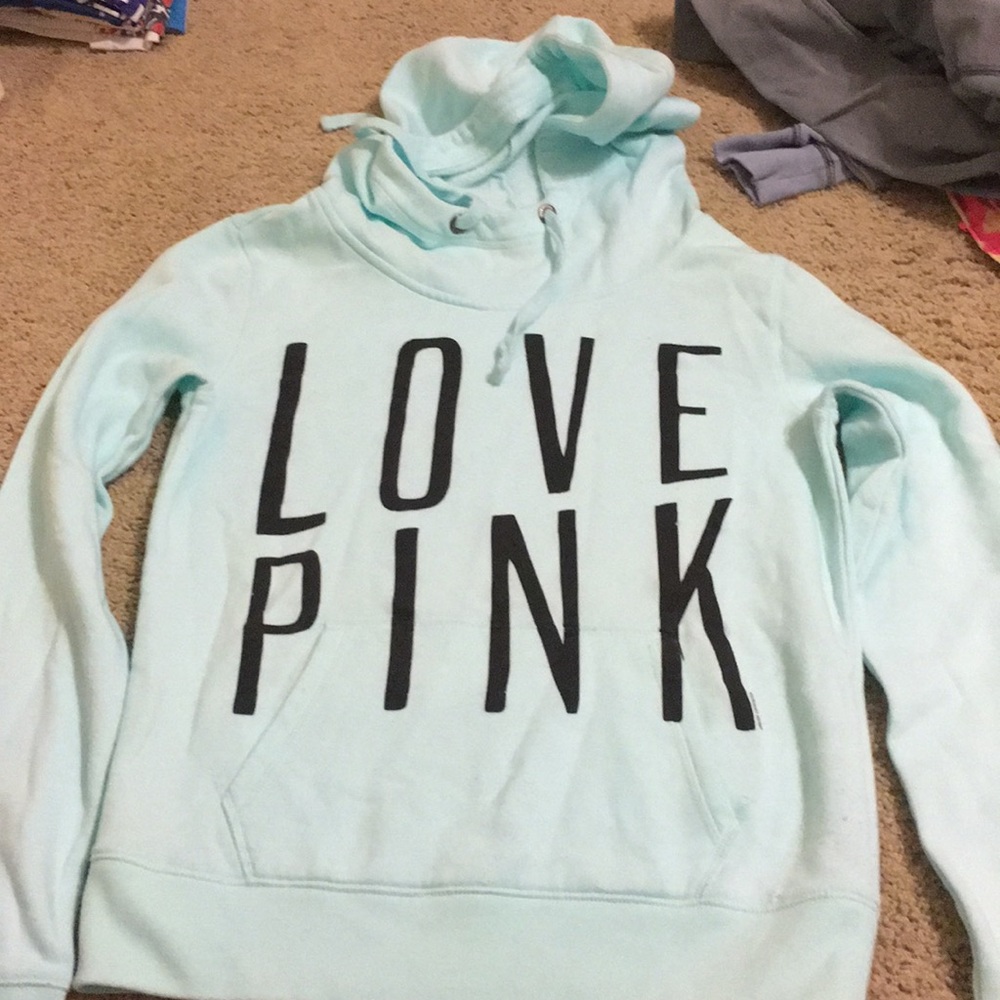 Light blue pink by vs hoodie size small